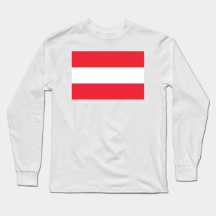 Flag of Austria Long Sleeve T-Shirt